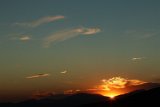 Sunset from the Nemrut visitor's center.